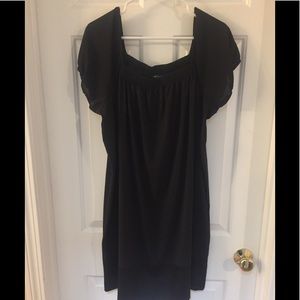 Little Black Dress w Satin Trim
